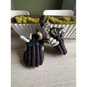 Les Deglingos NWOT Size 2 Baby Shoes Adjustable Cow Crib